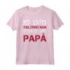 Maglietta Divertente Bambino - Regalo Tifoso Salernitana Papà - T-shirt Calcio con Frase Io Tifo Salernitana - Marca HapTiger