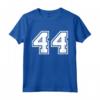 Regalo Sportivo Numero #44 della Maglia della Squadra - Maglietta Personalizzata per Veri Appassionati di Sport