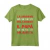 Bambino Magliette - Regalo Papà Milanista - T-shirt Calcio con Scritte Divertenti - Idea Regalo per Tifosi Milanisti - Marca HapTiger