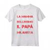 Bambino Magliette - Regalo Papà Milanista - T-shirt Calcio con Scritte Divertenti - Idea Regalo per Tifosi Milanisti - Marca HapTiger