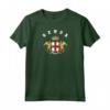 Genova T-shirt Stemma Tee Bandiera - Souvenir Maglia con Maniche Raglan - Orgoglio Nazionale Calcio
