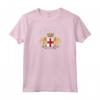 Genova T-shirt Stemma Tee Bandiera - Souvenir Maglia con Maniche Raglan - Orgoglio Nazionale Calcio