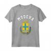 Stemma Modena Jersey Bandiera Calcio Maglietta - Orgoglio Nazionale e Stato - Ideale come Regalo Souvenir per Fan di Calcio