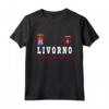 Livorno Maglia Sport/Calcio - Bandiera Italia Maglietta per Tifosi - Forza Italia Nazionale Calcio