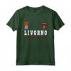Livorno Maglia Sport/Calcio - Bandiera Italia Maglietta per Tifosi - Forza Italia Nazionale Calcio