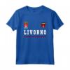 Livorno Maglia Sport/Calcio - Bandiera Italia Maglietta per Tifosi - Forza Italia Nazionale Calcio