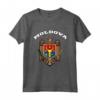 Moldavia T-shirt Stemma Tee Bandiera - Orgoglio Nazionale Moldavo - Ideale come Souvenir o Regalo Calcio