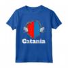 Minchia Che Bella Catania - Maglietta Trinacria Catanese per Orgogliosi Catanesi - Idea Regalo per Festa del Papà o della Mamma