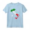 Italia Mappa Bandiera Italia Pride Italian Gift Maglietta - Ideale per Celebrare le Festività Nazionali Italiane