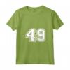 Donna Regalo Sportivo Numero #49 della Maglia della Squadra con Collo a V - Ideale per Tifosi e Amanti dello Sport