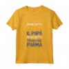 Magliette Uomo Manica Corta Calcio Regalo Tifoso Del Parma - La Mamma mi ha fatto bellissimo il papà mi ha fatto tifoso del Parma - T-Shirt con Frase Divertente e Originale