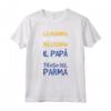 Magliette Uomo Manica Corta Calcio Regalo Tifoso Del Parma - La Mamma mi ha fatto bellissimo il papà mi ha fatto tifoso del Parma - T-Shirt con Frase Divertente e Originale