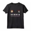 Maglia da Calcio Serbia - Bandiera Belgrado Maglietta per l'Orgoglio Nazionale - Ideale come Souvenir Sportivo