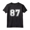 Regalo Sportivo Numero #87 della Maglia della Squadra - Maglietta Unica per Veri Tifosi
