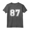 Regalo Sportivo Numero #87 della Maglia della Squadra - Maglietta Unica per Veri Tifosi