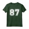 Regalo Sportivo Numero #87 della Maglia della Squadra - Maglietta Unica per Veri Tifosi