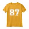 Regalo Sportivo Numero #87 della Maglia della Squadra - Maglietta Unica per Veri Tifosi