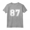 Regalo Sportivo Numero #87 della Maglia della Squadra - Maglietta Unica per Veri Tifosi