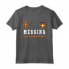 Messina Maglia Sport/Calcio Bandiera Calcio Maglietta - Forza Italia - Ideale come Regalo Souvenir Futbal