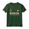 Messina Maglia Sport/Calcio Bandiera Calcio Maglietta - Forza Italia - Ideale come Regalo Souvenir Futbal