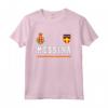 Messina Maglia Sport/Calcio Bandiera Calcio Maglietta - Forza Italia - Ideale come Regalo Souvenir Futbal