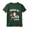 Bambino Maglia Compleanno Calcio - Adesso ho 10 anni - Maglietta Originale per Bambini Amanti del Calcio - Ideale per Regalo di Compleanno o Natale