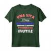HapTiger divertente sport Maglietta - Una vita senza FLAG FOOTBALL è possibile ma inutile - Regalo per Amanti di Flag Football