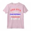 HapTiger divertente sport Maglietta - Una vita senza FLAG FOOTBALL è possibile ma inutile - Regalo per Amanti di Flag Football