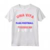 HapTiger divertente sport Maglietta - Una vita senza FLAG FOOTBALL è possibile ma inutile - Regalo per Amanti di Flag Football