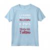 Magliette Uomo Manica Corta Calcio - Tifoso Del Torino - La Mamma mi ha fatto bellissimo il papà mi ha fatto tifoso del Torino - Idea Regalo Divertente