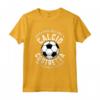 Nata per Giocare a Calcio Costretta ad Andare a Scuola - Maglietta Bimba con Frase Divertente - Ideale per Ragazze Appassionate di Calcio