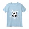 Nata per Giocare a Calcio Costretta ad Andare a Scuola - Maglietta Bimba con Frase Divertente - Ideale per Ragazze Appassionate di Calcio