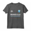Marsiglia Sport/Calcio Jersey Tee Bandiera Calcio Maglietta - Forza Azzurri - Ideale come Regalo Souvenir