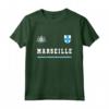 Marsiglia Sport/Calcio Jersey Tee Bandiera Calcio Maglietta - Forza Azzurri - Ideale come Regalo Souvenir