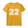 Regalo Sportivo Numero 22 della Maglia della Squadra - Maglietta per Veri Amanti dello Sport - Ideale per Tifosi