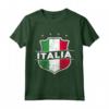 ITALIA 2021 - Maglietta Forza Azzurri per Tifosi di Calcio - Leggera e Taglio Classico