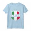 ITALIA 2021 - Maglietta Forza Azzurri per Tifosi di Calcio - Leggera e Taglio Classico