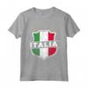 ITALIA 2021 - Maglietta Forza Azzurri per Tifosi di Calcio - Leggera e Taglio Classico