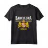 Barcellona Catalogna Spagna - Maglia Calcio Souvenir a Manica Lunga - Ideale come Regalo o Souvenir da Viaggio
