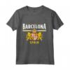 Barcellona Catalogna Spagna - Maglia Calcio Souvenir a Manica Lunga - Ideale come Regalo o Souvenir da Viaggio