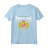 Barcellona Catalogna Spagna - Maglia Calcio Souvenir a Manica Lunga - Ideale come Regalo o Souvenir da Viaggio