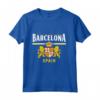 Barcellona Catalogna Spagna - Maglia Calcio Souvenir a Manica Lunga - Ideale come Regalo o Souvenir da Viaggio
