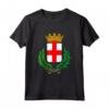 Milano T-shirt Stemma Tee Bandiera Souvenir - Maglietta Calcio Italia - Orgoglio Nazionale