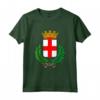 Milano T-shirt Stemma Tee Bandiera Souvenir - Maglietta Calcio Italia - Orgoglio Nazionale