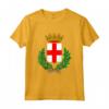 Milano T-shirt Stemma Tee Bandiera Souvenir - Maglietta Calcio Italia - Orgoglio Nazionale