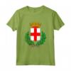 Milano T-shirt Stemma Tee Bandiera Souvenir - Maglietta Calcio Italia - Orgoglio Nazionale