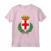 Milano T-shirt Stemma Tee Bandiera Souvenir - Maglietta Calcio Italia - Orgoglio Nazionale