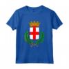 Milano T-shirt Stemma Tee Bandiera Souvenir - Maglietta Calcio Italia - Orgoglio Nazionale