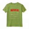 Mathflix Formule di Calcolo Matematico Preferite Nerd Maglietta - Ideale per Studenti, Insegnanti e Amanti della Matematica