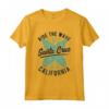 Santa Cruz Ride The Wave Surfer Girl Estate Maglietta - Design Surf California Lifestyle - Regalo Perfetto per Surfisti Appassionati